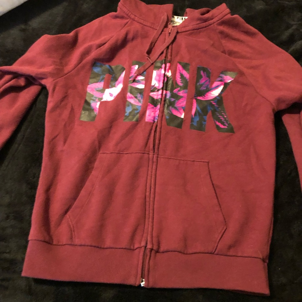 Pink hoodie
